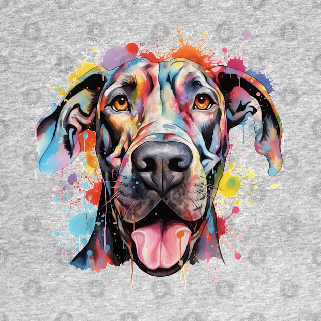 Great Dane Art by CunninghamWatercolors